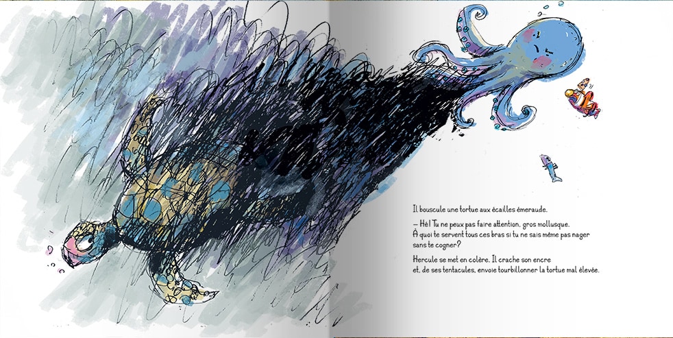 Page intérieure du livre Les tentacules d’Hercule