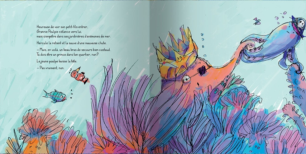 Page intérieure du livre Les tentacules d’Hercule