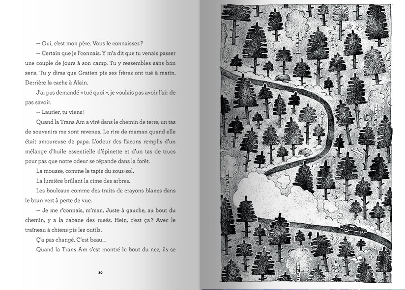 Page intérieure du livre LAISSEZ BRÛLER LAURIER ROSE